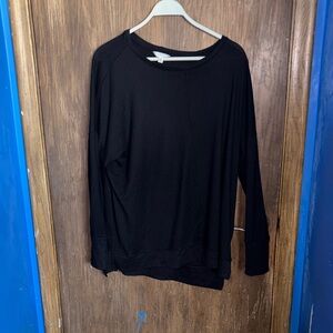 Time and Tru Women's Classic Black Blouse